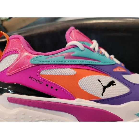 Women Puma Rs Fast Hypnotize Sneaker-  Size 6 - Vibrant Colors -  Brand New - Picture 10 of 16